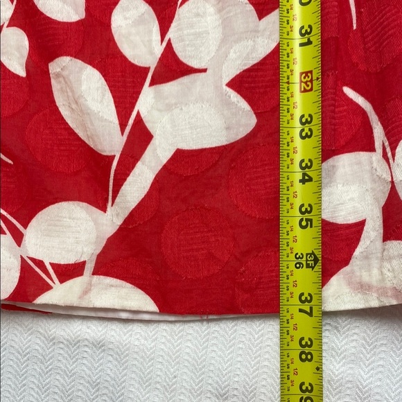 Robbie Bee Dress Midi Sleeveless Floral Grosgrain Ribbon Pink White Size 14 - Picture 7 of 11